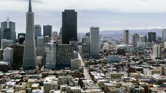 Wallpaper San Francisco Skyscrapers Top Panorama 4k
