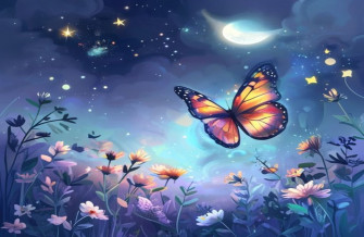 Night Butterfly Wallpaper