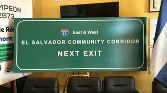 La Salvadoran Community Unveils El Salvador Corridor