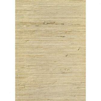 Shop Allen Roth Cream Grasscloth Unpasted Textured Wallpaper At
