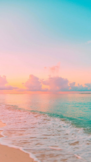 Pink Beach Wallpaper