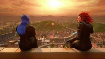 Saix And Lea In Twilight Town HD Wallpaper Background Image