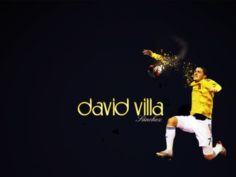 World Sports HD Wallpaper David Villa