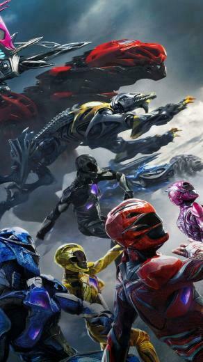 Power Rangers Phone Wallpaper Poster