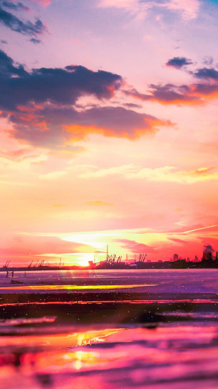 Cute Sunset Wallpaper