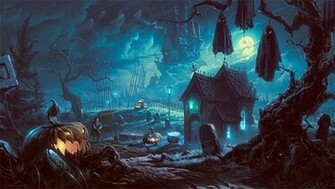 Scary Halloween Background Wallpaper Collection