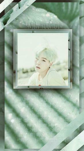 Minyoongi Mintblue Mintgreen Suga Aesthetic Wallpaper