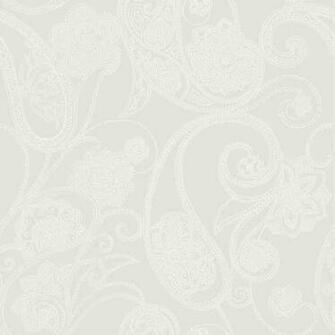 Black And White Paisley