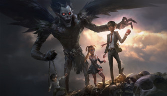 Ryuk L Misa Amane Light Yagami Anime Wallpaper