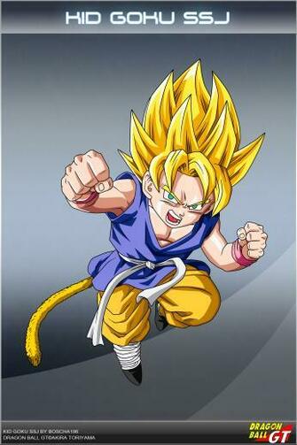 Dragon Ball Gt Kid Goku Ssj Wallpaper