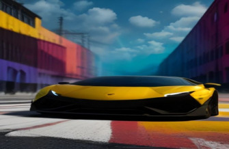 Rainbow Lamborghini Wallpaper