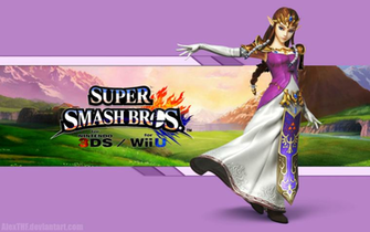 Zelda Wallpaper Super Smash Bros Wii U 3ds By Alexthf