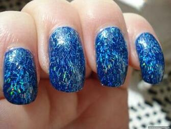 Home Girls Nail Polish Blue Color Wallpaper