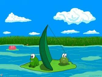 Cartoon Frog Wallpaper