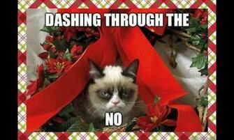 Grumpy Cat Christmas Meme Wallpaper