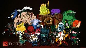 Dota Chibi Heroes Art