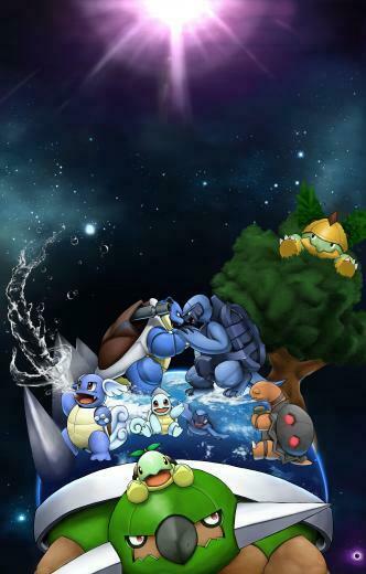 Turtle And Tortoise Pokemon Torterra Turtwig Squirtle