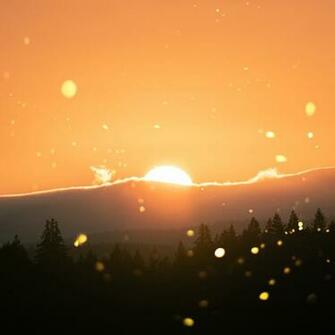 Wallpaper Sun Flare Sunlight Sunset