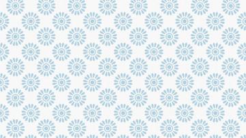Desktop Wallpaper Blue Flowers Floral Pattern Abstract HD Image