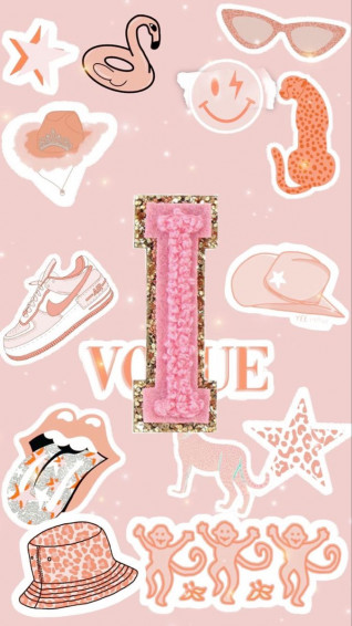 Preppy Wallpaper A Letter