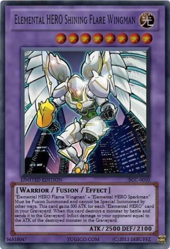 Elemental Hero Shining Flare Wingman Deck