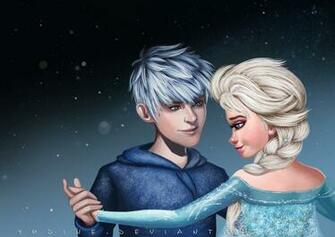Elsa And Jack Frost By Yudine