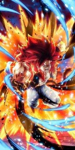 Gogeta Ssj4 Dragon Ball Painting Anime Goku