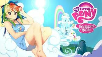 Rainbow Dash Human Anime Wallpaper