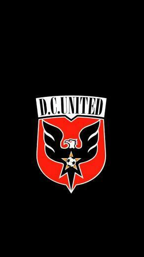 Mls D C United Logo Black iPhone Wallpaper In Soccer