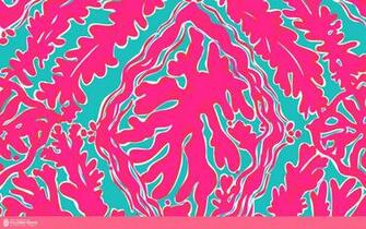 Lilly Pulitzer Spring Summer Print Wallpaper