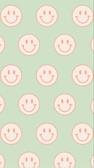 Preppy Smiley Aesthetic Wallpaper