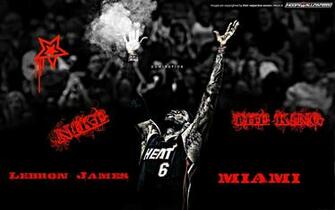 Lebron James Large Powder Toss Wallpaper