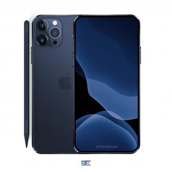 9techeleven On iPhone Pro In Mist Blue