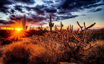 Arizona Sunset Pictures Image