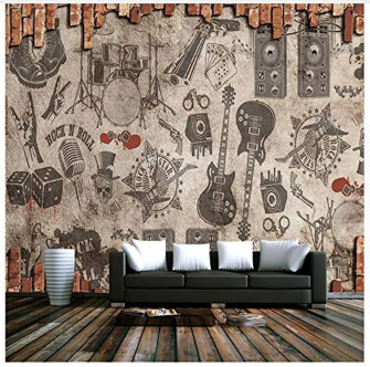 3d Wallpaper Murals Brick Customize Vintage