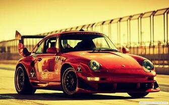 Red Porsche Car Old Exotic HD Wallpaper Res