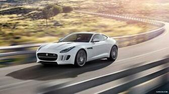 Jaguar F Type R Coupe Polaris White Front HD Wallpaper