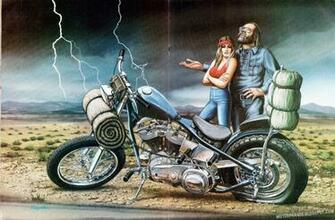 Racing Caf Motorcycle Art David Mann