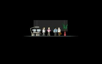 8bit It Crowd Wallpaper iPhone
