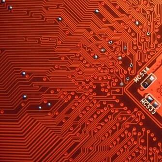 Circuit Electronics Macro Wallpaper