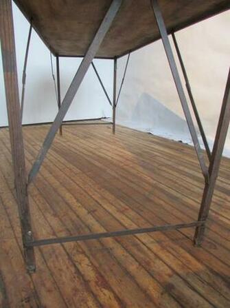 Antique Wallpaper Pasting Work Table At 1stdibs