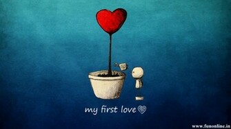 My First Cute Love Wallpaper