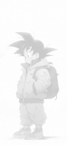 Dragon Ball Kid Goku White Wallpaper Phone