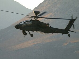 British Apache Longbow Photographed At The Kern County Airshow