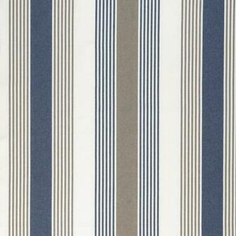 Linum Ios Navy Brown Stripe Fabric From Eggcup Blanket Uk