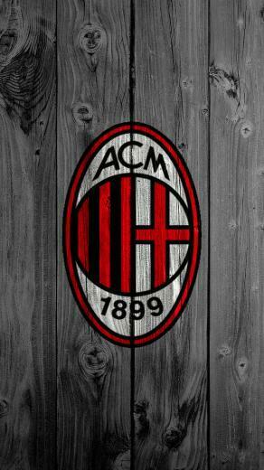 iPhone Wallpaper Wood Custom Ac Milan