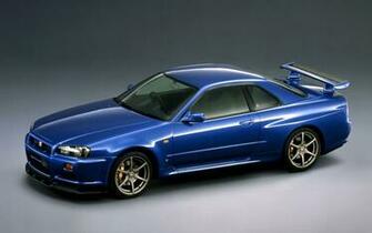 R34 Nissan Skyline Gtr Widescreen Wallpaper Desktop