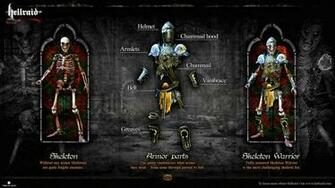 Hellraid Slasher Dark Horror Action Fantasy Warrior Skeleton Skull