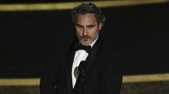 Oscars Joaquin Phoenix Wins Best Actor For Role In Joker