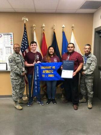 Afjrotc Earns Distinguished Unit Award Lockhart Independent